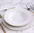 Komplet talerzy na 6 osób (18 el.) Bogucice - Lolita Gold 1162