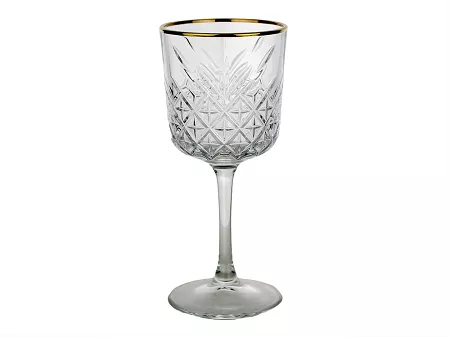 Komplet kieliszków 330 ml do wina (4 szt.) Pasabahce - Timeless gold 1D.TIMG.722239