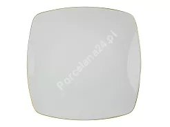 Talerz deserowy 20,5 cm Chodzież - Akcent 3603 ZŁOTA LINIA