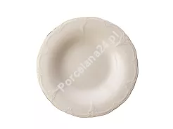 Talerz głęboki 23 cm Bon Bistro - Retro Golden Rim ecru