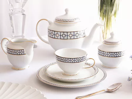 Garnitur do herbaty na 6 osób (21 el.) Bogucice - Patra 1143