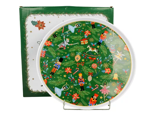 Talerz płytki (patera na ciasto) 26 cm Duo - Christmas Spirit 15.CHS.TP Talerz płytki (patera na ciasto) 26 cm Duo - Christmas Spirit 15.CHS.TP