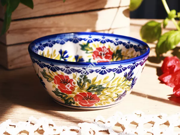 Salaterka 15 cm Bolesławiec - Maki Smolińskiej gat. I Salaterka 15 cm Bolesławiec - Maki Smolińskiej gat. I