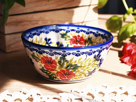 Salaterka 15 cm Bolesławiec - Maki Smolińskiej gat. I