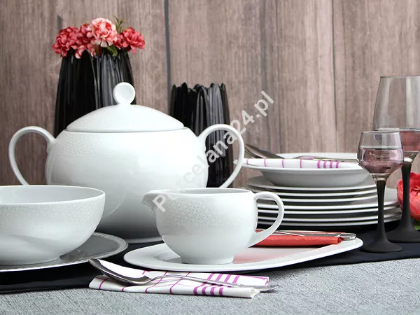 Serwis obiadowy na 12 osób (42 el.) Waza - Classic WA-97 Pepitka Serwis obiadowy na 12 osób (42 el.) Waza - Classic WA-97 Pepitka