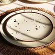 Talerz deserowy 22 cm Bogucice - Alumina Cottage Green Tea 1220