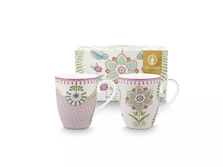 Komplet 2 kubków 0,35 L Pip Studio - Lily & Lotus 51.L&L.002.482