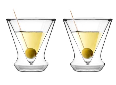 Zestaw 2 kieliszków termicznych do martini z podwójną ścianką 155 ml Vialli Design - SOHO 8937