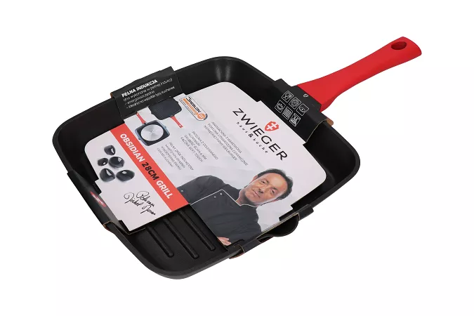 Patelnia grilowa 28 cm ZWIEGER - Obsidian 1Z.OB.PG28 Patelnia grilowa 28 cm ZWIEGER - Obsidian 1Z.OB.PG28