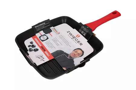 Patelnia grilowa 28 cm ZWIEGER - Obsidian 1Z.OB.PG28