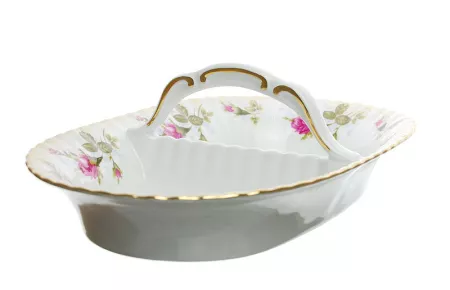 Koszyczek 28 cm Chodzież  - Iwona B013 ZŁOCONA RÓŻA