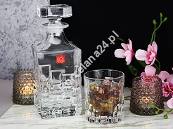 Kpl. szklanek do whisky 0,33 L (6 szt.) + karafka 0,89 L (1 szt.) RCR - Etna 734030