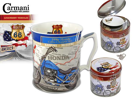 Kubek 0,48 L w puszce Carmani - Legendary Vehicles Motocykl Honda Chopper Ace 33.016-6006