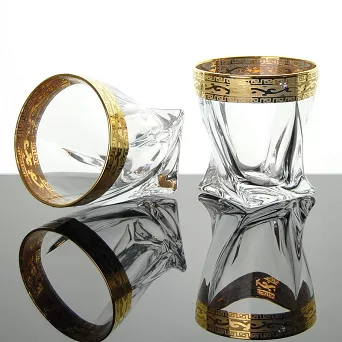 Kpl. szklanek do whisky 340 ml (6szt) Bohemia - QUADRO Rich 4SB.QUR.949193