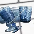 Kpl. szklanek na stopce 0,3 L (6 szt.)  Arca Italy - Majestic Blue 38.MAJ.1234