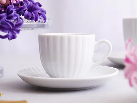 Filiżanka ze spodkiem 0,10 L / 12 cm Lubiana - Daisy