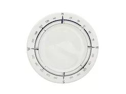 Talerz deserowy 19 cm Ćmielów - Elite Nautilus White