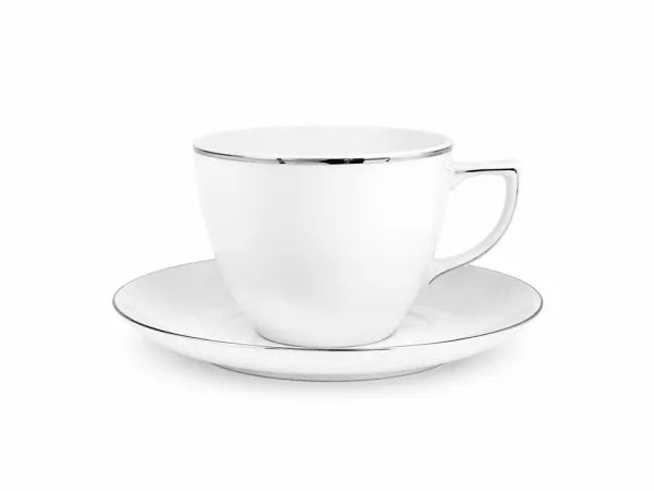 Filiżanka ze spodkiem 0,25 L/15 cm Chodzież - City B325 Platynowa Linia Filiżanka ze spodkiem 0,25 L/15 cm Chodzież - City B325 Platynowa Linia