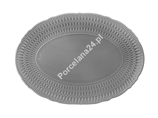 Półmisek 34 cm Ćmielów - Sofia LB01 Szary Półmisek 34 cm Ćmielów - Sofia LB01 Szary