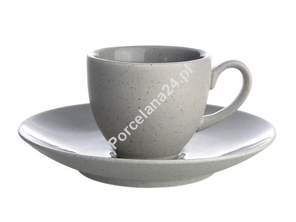 Filiżanka ze spodkiem 0,09 L / 13 cm  Bogucice - Alumina Granite Silver Grey 1130 Filiżanka ze spodkiem 0,09 L / 13 cm  Bogucice - Alumina Granite Silver Grey 1130