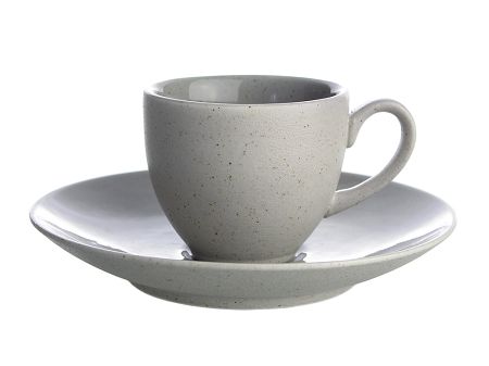 Filiżanka ze spodkiem 0,09 L / 13 cm  Bogucice - Alumina Granite Silver Grey 1130