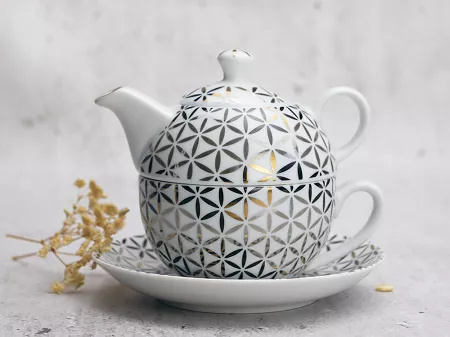 Komplet do herbaty (3el) Bogucice - Lenta 1026 Tea for one