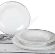 Komplet talerzy na 6 osób (18el) Bogucice - Julia Platin 900