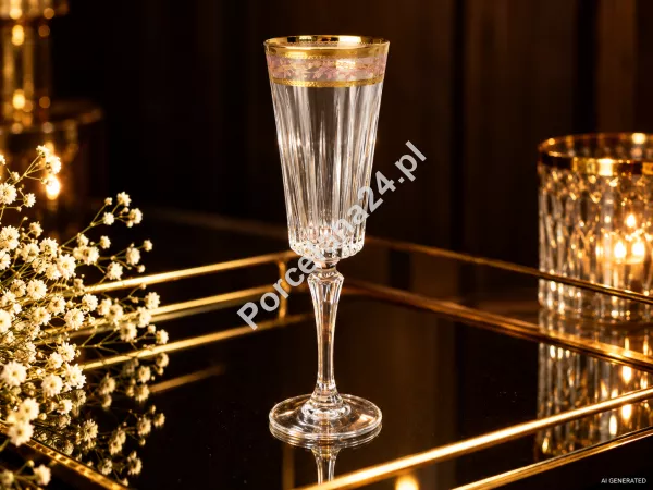 Kpl. kieliszków do szampana 210 ml (6 szt.) Bohemia Prestige - Dorato 4SB.TID.949445 Kpl. kieliszków do szampana 210 ml (6 szt.) Bohemia Prestige - Dorato 4SB.TID.949445