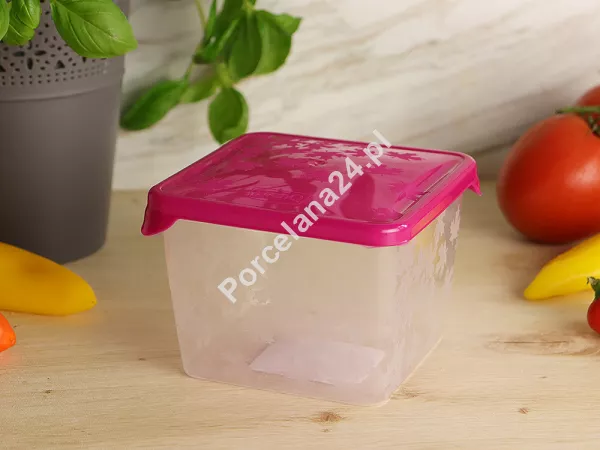 Pojemnik kwadratowy 750ml BranQ - Rukkola bordo 1D.POJ.72867-B Pojemnik kwadratowy 750ml BranQ - Rukkola bordo 1D.POJ.72867-B