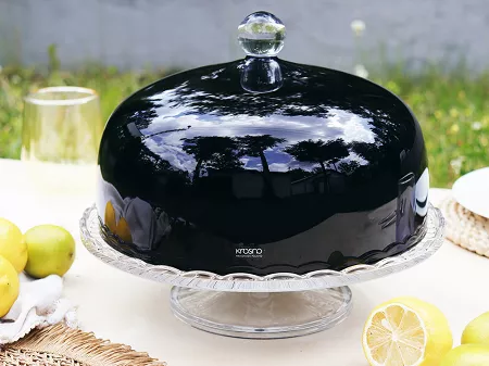Klosz do sera i ciast 26 cm Krosno - Czarny Home & Living 44.PAT.0108-0260-CZA
