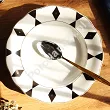 Talerz głęboki 22,5 cm Ćmielów - Alaska Dama Kier G539