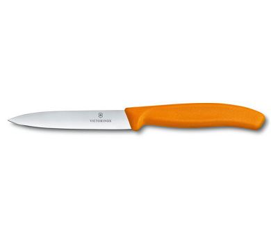 Nóż do warzyw i owoców 10 cm Victorinox - Swiss Classic Orange V.SC.O.6.7706.L119