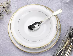 Komplet talerzy na 6 osób (18el) Bogucice - Luxor Gold 1089