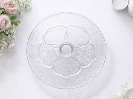 Patera na nodze 34 cm Edwanex - Koniczyna 44.09-019/0