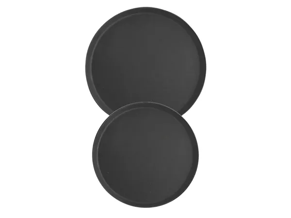 Taca okrągła antypoślizgowa 35,5 cm - Czarna 1S.412350 Taca okrągła antypoślizgowa 35,5 cm - Czarna 1S.412350