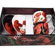 Komplet 2 filiżanek ze spodkiem 0,22 L Carmani - Floral Story 33.840-7103