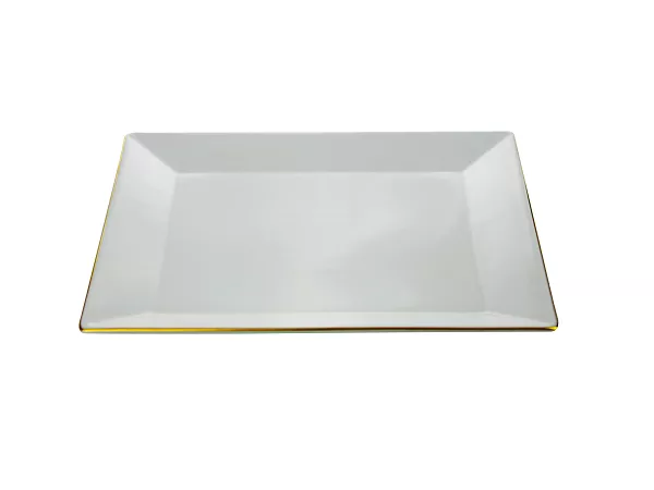 Talerz płytki 27 x 27 cm Lubiana - Classic White Gold Talerz płytki 27 x 27 cm Lubiana - Classic White Gold