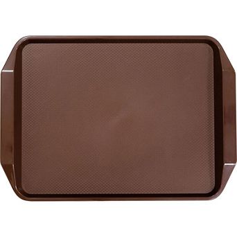 Taca prostokątna (43 x 30,5) cm brązowa 1S.414090