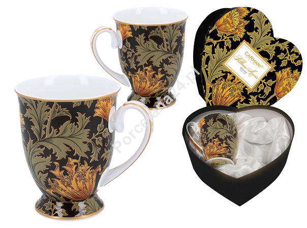 Komplet 2 kubków 0,3 L (w sercu) Carmani - William Morris Cotton Lawn 33.834-0402 Komplet 2 kubków 0,3 L (w sercu) Carmani - William Morris Cotton Lawn 33.834-0402