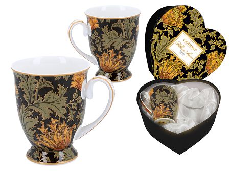 Komplet 2 kubków 0,3 L (w sercu) Carmani - William Morris Cotton Lawn 33.834-0402