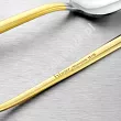 Komplet sztućców 24 cz. na 6 osób Hisar - Bahama Gold (4.0/3.0mm) złocone