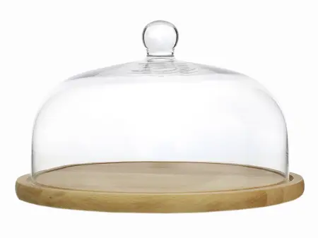 Drewniana deska z kloszem 28,5 cm Krosno - Glamour 44.PAT.0108
