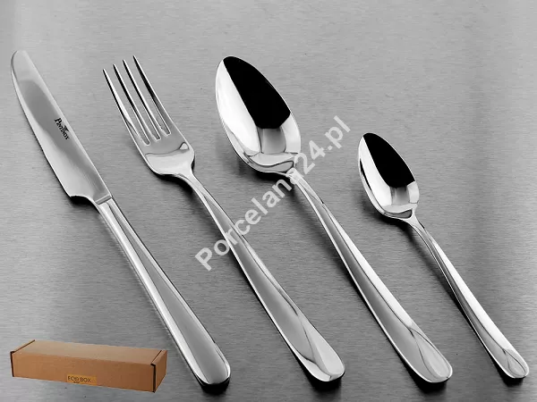 Komplet sztućców 24 cz. na 6 sób Pintinox 1929 - Maitre (2.5 mm) ECObox 23.MAI.K24 Komplet sztućców 24 cz. na 6 sób Pintinox 1929 - Maitre (2.5 mm) ECObox 23.MAI.K24
