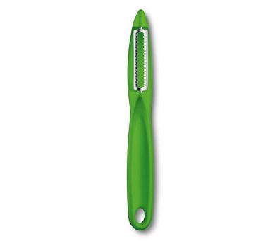 Obieraczka pionowa 21 cm Victorinox - Zielona ząbkowane ostrze V.AK.7.6075.4