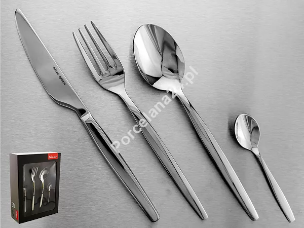Komplet sztućców 24 cz. na 6 osób Hisar - Lidya (2.5/2.0 mm) wysoki połysk Komplet sztućców 24 cz. na 6 osób Hisar - Lidya (2.5/2.0 mm) wysoki połysk