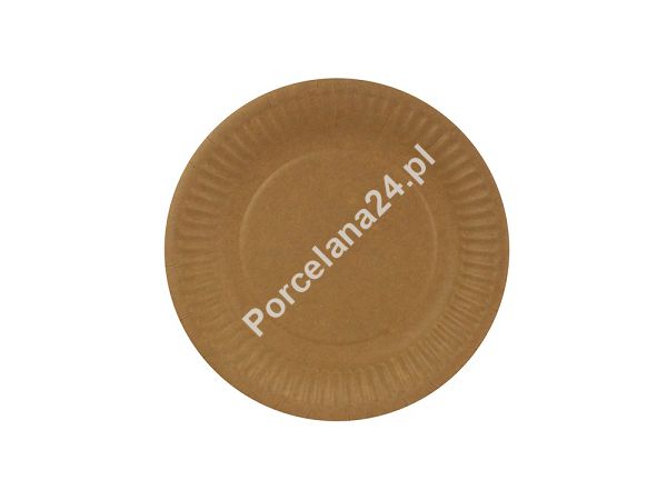 Talerz płytki 15 cm - Opakowanie 100 szt.- Eco papier kraft E.TP15-OP Talerz płytki 15 cm - Opakowanie 100 szt.- Eco papier kraft E.TP15-OP