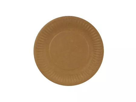 Talerz płytki 15 cm - Opakowanie 100 szt.- Eco papier kraft E.TP15-OP
