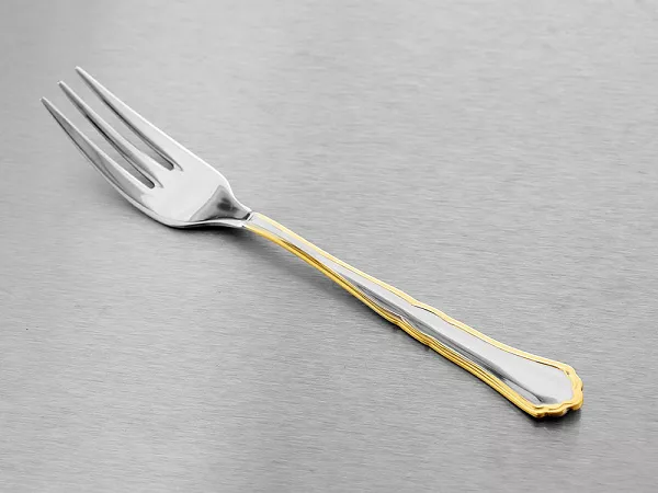 Komplet widelczyków do ciasta 15,1 cm Pintinox 1929 - Settecento (3.0 mm) złocony Komplet widelczyków do ciasta 15,1 cm Pintinox 1929 - Settecento (3.0 mm) złocony