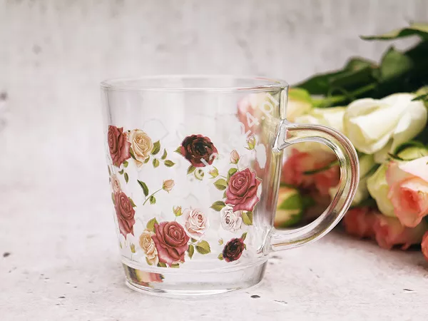 Kubek szklany Toronto 350 ml Altom Design - Róża 07.WAL.3570 Kubek szklany Toronto 350 ml Altom Design - Róża 07.WAL.3570