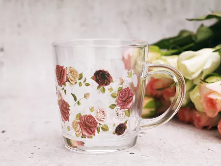 Kubek szklany Toronto 350 ml Altom Design - Róża 07.WAL.3570